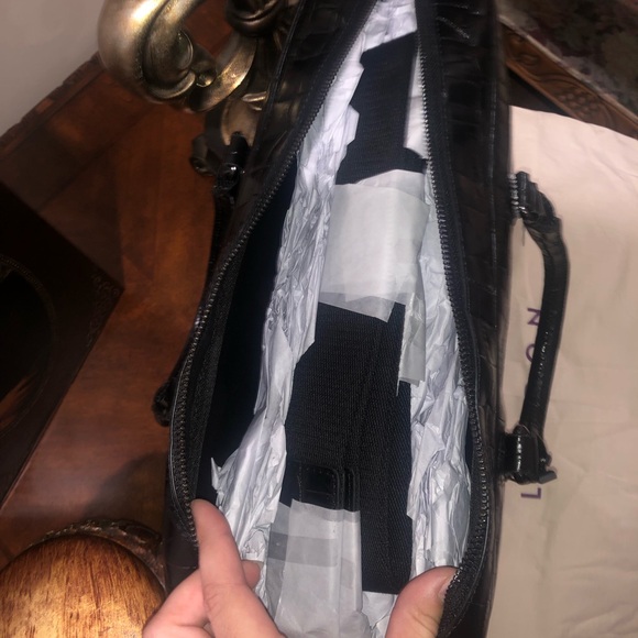 COPY - Ted Baker Fabian Croc-embossed Leather Document Bag - Picture 5 of 5